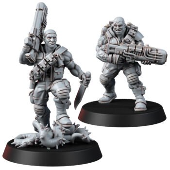 SPACENAM VETERANS WITH PLASMA GUN (2U)
