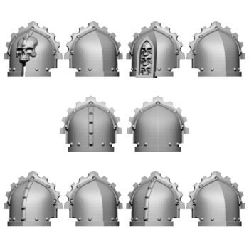 SPACE KNIGHTS SHOULDER PADS ASPER (5U)