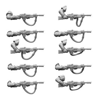 DEATH DIVISION INFANTRY LASGUN SET (10U)