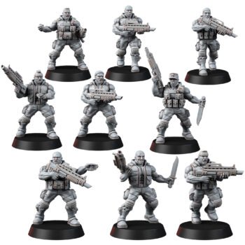 SPACENAM INFANTRY SQUAD V-01 (9U)