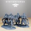 GRIM GUARD ARMORED SOLDIERS WITH HEAVY FLAMER