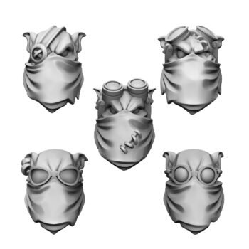 ORC MASKED HEADS
