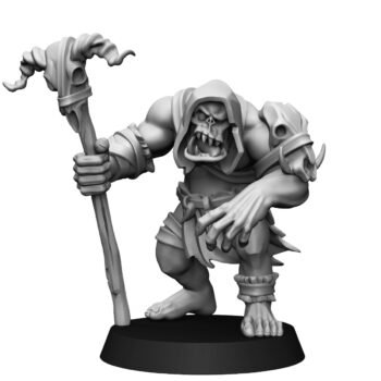 ORC SHAMAN WITH SKULL STAFF