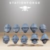 FRONTLINERS INFANTRY HEADS (10U)