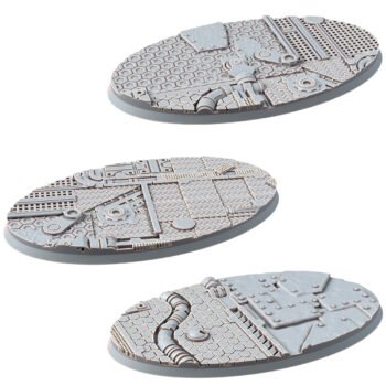 GUILD OF IRONKIN 90MM OVAL BASES (3U)