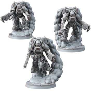 SIDEREUM SYSTEM THUNDER STRIKERS WITH BOLTERS (3U)