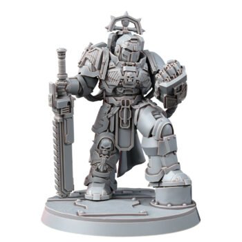 SIDEREUM SYSTEM TRIBUNE WITH CHAINSAW SWORD