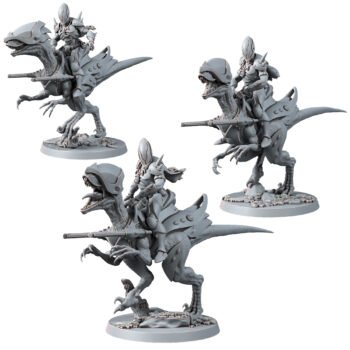AETERNI DEINONICHUS RAIDERS WITH HELMETS (3U)