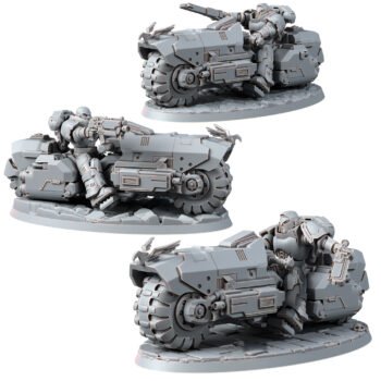 SIDEREUM SYSTEM WAR BIKE SQUADRON ON WHEELS (3U)