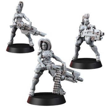 IMPERIAL WASTELAND HEAVY WEAPON GANGERS (3U)