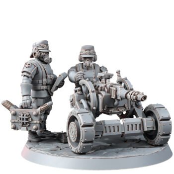IRON KORPS HEAVY SUPPORT TEAM WITH LASER BEAMER