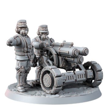 IRON KORPS HEAVY SUPPORT TEAM WITH ROCKET LAUNCHER