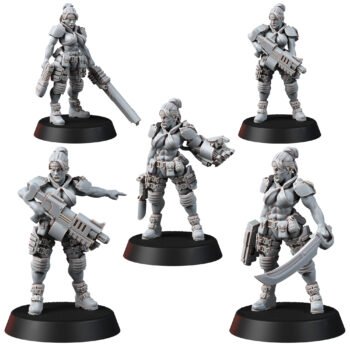 IMPERIAL SOLDIERS OFFICER TEAM (PIN-UP) (5U)