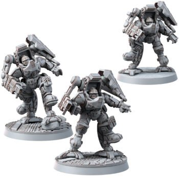 FEDERATION OF TYR EXO DWARVES WITH PLASMA GAUNTLETS (3U)