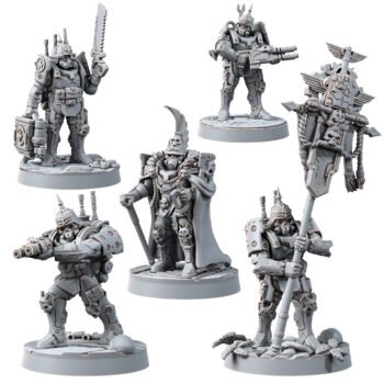 IRON KORPS PANZERGRENADIER COMMAND SQUAD (5U)