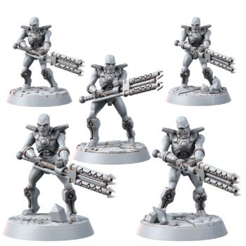 NECROYD TOMB FIGHTERS DOUBLE BARREL RIFLES (5U)