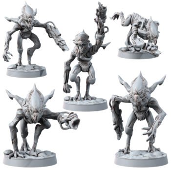DEMONIC VOID REALMS VOIDBORNE DAEMONIDS GUN BEARERS (5U)