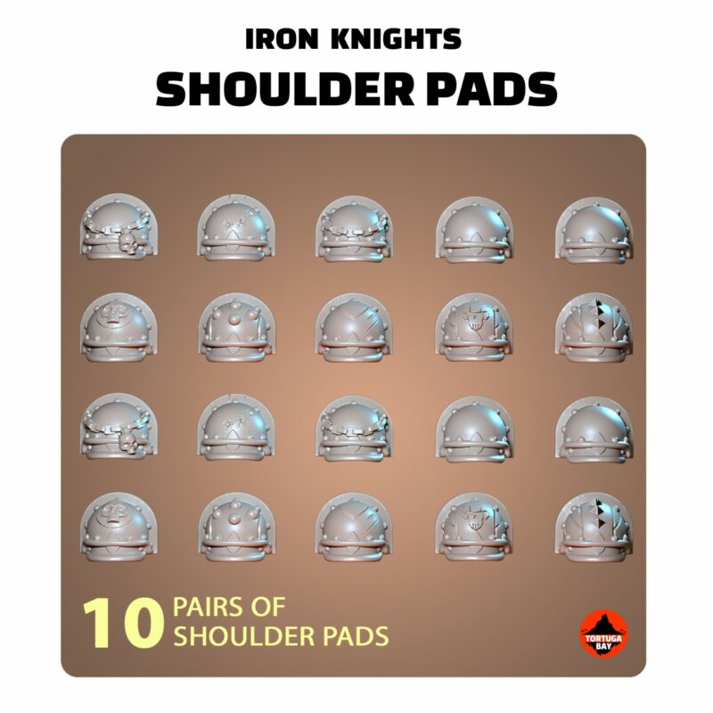 IRON KNIGHTS SHOULDER PADS (10U)