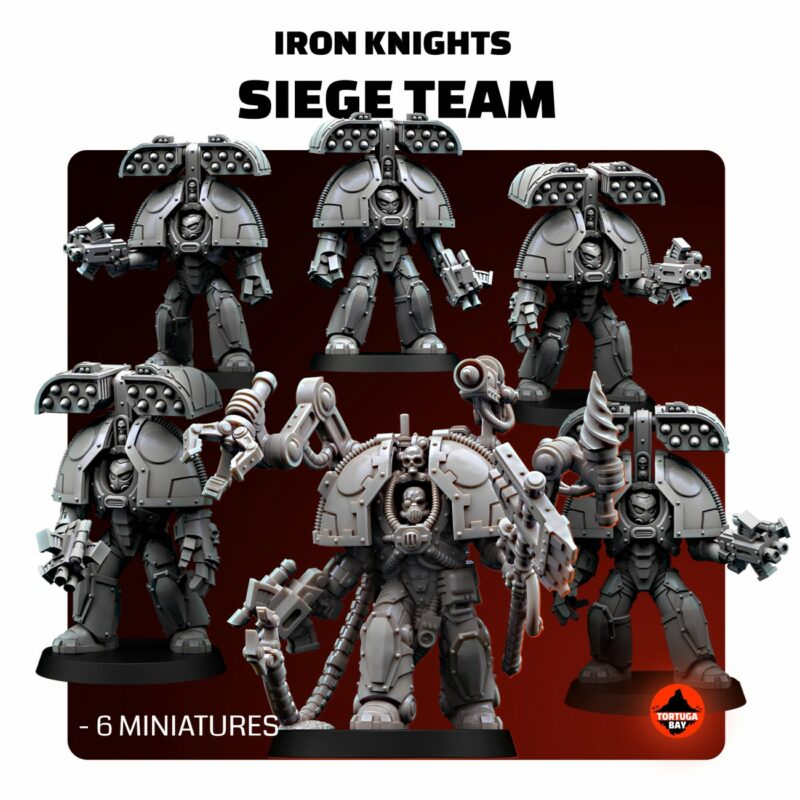 IRON KNIGHTS SIEGE TEAM (6U)