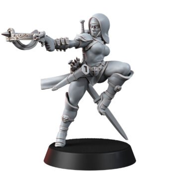 BATTLE NUN SWORD AND CROSSBOW