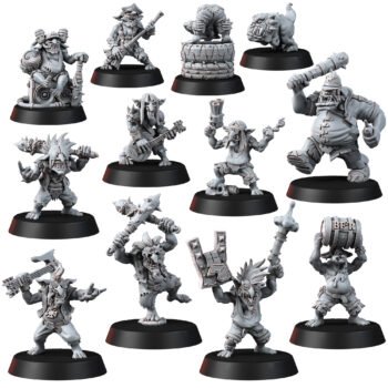 ORK GROTS ROCK FANS CROWD (12U)