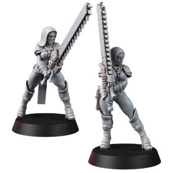 BATTLE NUNS REPENTING PIN-UP (2U)