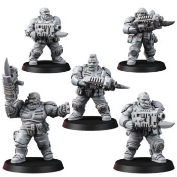 SLAVE OGRES CLAN WITH LEADER (5U)