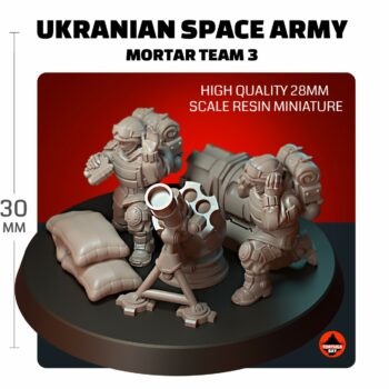 UKRAINIAN SPACE ARMY MORTAR TEAM 3