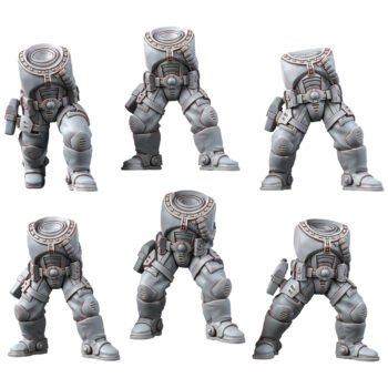 ARMATIS MORS WARRIORS SCOUTS BODY SET (6U)