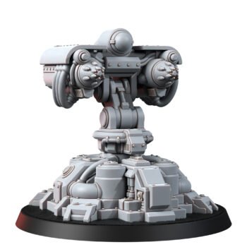 DIESELPUNK AUTO DEFENCE TURRET WITH ROCKETS