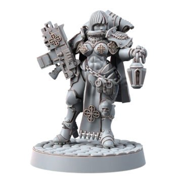 BATTLE NUN WITH BOLTGUN V2