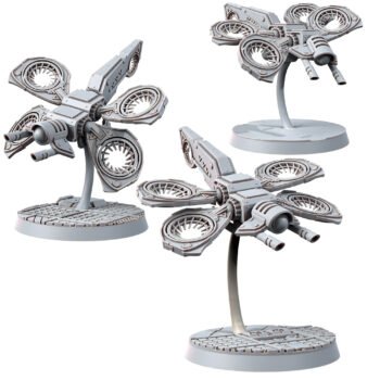 ACCELL UNIONS ELITE DRAGONS HEAVY COMBAT DRONES (3U)