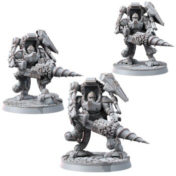 FEDERATION OF TYR EXO DWARVES WITH DRILLS (3U)