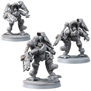 FEDERATION OF TYR EXO DWARVES WITH MACHINEGUNS (3U)