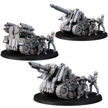 IMPERIAL FEMALE CORPS FIELD ARTILLERY TRACKED PLATFORMS (3U)