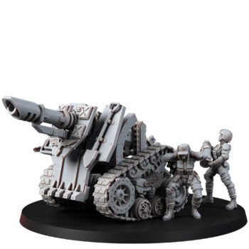 IMPERIAL FEMALE CORPS FIELD ARTILLERY TRACKED PLATFORM WITH HEAVY LASER