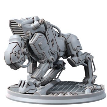 DIESELPUNK MECHANISED ATTACK CANINE