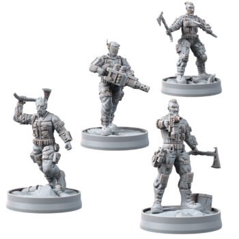 SPACE PIRATES CAPTAIN NAVARRO CREW (4U)