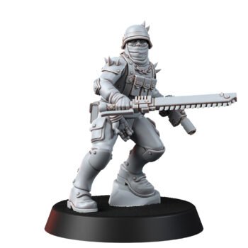 CHAOS OATHBREAKER VIOLATOR WITH PISTOL AND CHAINSWORD