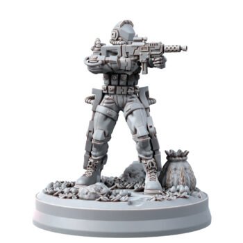 SPACE PIONEERS SPECIAL FORCE MILITARY OFFICER FITZGERALD