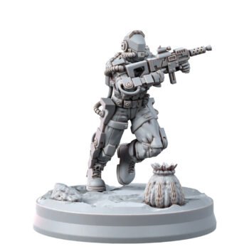 SPACE PIONEERS SPECIAL FORCE MILITARY OFFICER MARSHALL