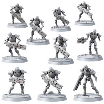 UNDYING SOLDIERS SQUAD WITH HEAVY RIFLE (10U)