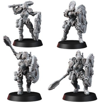 ECLIPSE ENFORCER DIVAS WITH RIOT GEAR