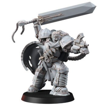 IMPERIAL CAELUM ANGRY COMMANDER WITH BIG SWORD