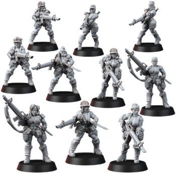 JUNGLE FIGHTERS WITH RIFLES