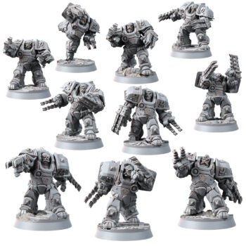 KHAZAROTH EMPIRE IRON MOLES WITH BLADES (10U)