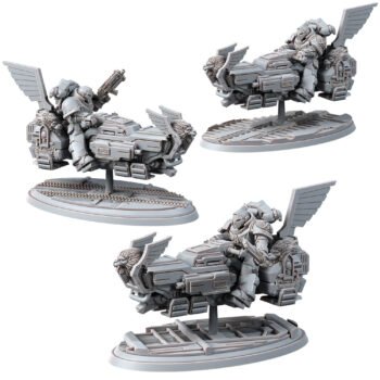 VENGEFUL ANGELS WINGED LIONS A-GRAV BIKES (3U)