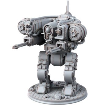 AUTOMATA DIESELPUNK MECH THE BOND BREAKER WITH GATLING GUN