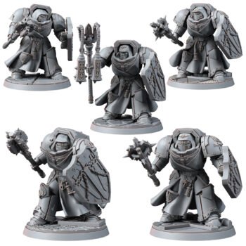 VENGEFUL ANGELS CRUSADERS OF DEATH WITH MACE (5U)