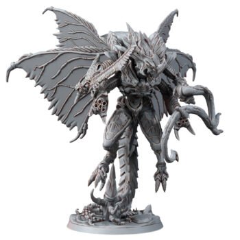 COSMIC DEVOURER SWARM OVERMIND FLYING WITH INSECT WINGS